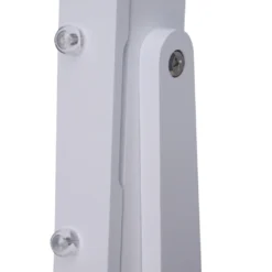 HOMCOM LED Schmuckschrank Mit Spiegel Spiegelschrank Standspiegel Schmuckregal Spiegel Verstellbar Cremeweiß 136 Cm Hoch -Homcom 2a35ae461ac093695a33db16e3f3c2a8