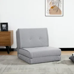 HOMCOM Bodensofa Klappbar Schlafsessel Bodenstuhl 5-stuhfig Verstellbar Klappsessel Schlafsofa Sofabett Einzelsofa Hellgrau 61 X 73 X 58 Cm 12 HOMCOM Bodensofa Klappbar Schlafsessel Bodenstuhl 5-stuhfig Verstellbar Klappsessel Schlafsofa Sofabett Einzelsofa Hellgrau 61 X 73 X 58 Cm -Homcom 2a8bfeb4a7f8e404c388eeeceb3258e5