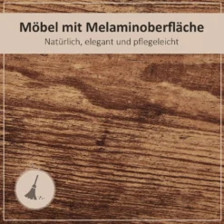 HOMCOM TV Schrank Lowboard TV-Regal Im Industrie-Design 3-stufig Spanplatte Natur 120 X B40 X H45 Cm -Homcom 2d6b2fdd222e0240deec4ca40410dd1e