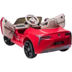 HOMCOM Kinderauto Von Lexus Kinderfahrzeug Elektroauto Mit MP3 Licht Musik Kunststoff Metall Rot 106x63x44 Cm -Homcom 2f74d45470d5a94f959167536be25571