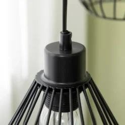 HOMCOM Stehlampe 3 Flammig, 40 W Stehleuchte Mit Käfig Lampenschirmen, E27 Fassung, Industrielle Standlampe, Exkl. Leuchtmittel, Für Wohnzimmer, Schlafzimmer, Schwarz 18 HOMCOM Stehlampe 3 Flammig, 40 W Stehleuchte Mit Käfig Lampenschirmen, E27 Fassung, Industrielle Standlampe, Exkl. Leuchtmittel, Für Wohnzimmer, Schlafzimmer, Schwarz -Homcom 2f96bee93f40a99321b19919c112a22e