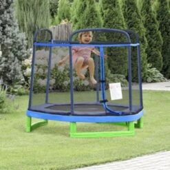 HOMCOM Kinder Trampolin Mit PE Netz -Homcom 30121813 04