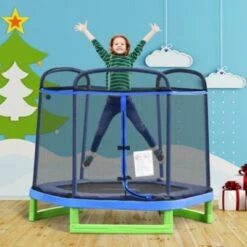 HOMCOM Kinder Trampolin Mit PE Netz -Homcom 30121813 05