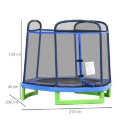 HOMCOM Kinder Trampolin Mit PE Netz -Homcom 30121813 06