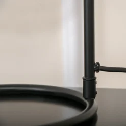 HOMCOM Tischlampe, Tischleuchte Mit Ratten-Lampenschirm, Nachttischlampe Aus Metallrahmen Im Boho-Stil, E27, Max. 40 W, Schreibtischlampe Für Schlafzimmer, Wohnzimmer, Natur+Schwarz -Homcom 3059d7fa10f5653ece64f8c759267b4b