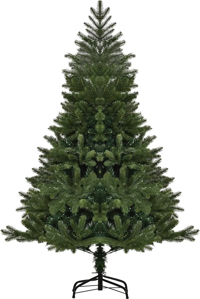 HOMCOM Künstlicher Weihnachtsbaum 1,5 M Christbaum Tannenbaum PVC PE Metall Grün Ø75 X 150 Cm 3 HOMCOM Künstlicher Weihnachtsbaum 1,5 M Christbaum Tannenbaum PVC PE Metall Grün Ø75 X 150 Cm