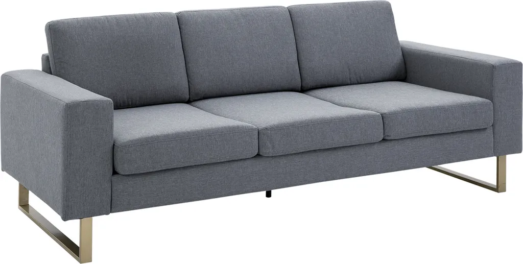 HOMCOM Polstersofa 3-Sitzer Sofa Stoffsofa Sitzmöbel Fernsehsessel Kissen Armlehne Leinen Dunkelgrau 200 X 82 X 78 Cm 3 HOMCOM Polstersofa 3-Sitzer Sofa Stoffsofa Sitzmöbel Fernsehsessel Kissen Armlehne Leinen Dunkelgrau 200 X 82 X 78 Cm