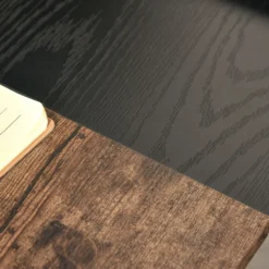 HOMCOM Computertisch Schreibtisch PC Tisch Bürotisch Industriestil Spanplatte Metall Rustikales Braun+Schwarz 120 X 60 X 73,5 Cm 18 HOMCOM Computertisch Schreibtisch PC Tisch Bürotisch Industriestil Spanplatte Metall Rustikales Braun+Schwarz 120 X 60 X 73,5 Cm -Homcom 310d0c4369b09fe18b572203a5cae9af