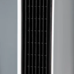 HOMCOM Heizgerät Heizlüfter 2000W Elektroheizer Keramik Heizturm Mit 3 Heizstufen Fernbedienung 8-Stunden-Timer Oszillation Heizer Heizung Kunststoff Weiß Ø18 X 44H Cm -Homcom 33b111c3beb2869380e84897f6e4417f