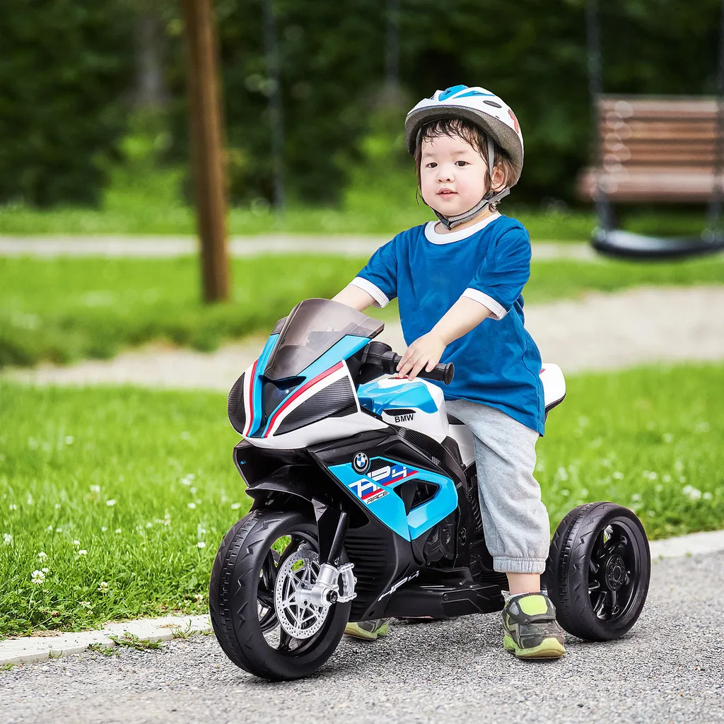 HOMCOM Kinder Elektro-Motorrad Kindermotorrad 6V Elektrofahrzeug Elektro-Dreirad Kinderfahrzeug Mit 3 Musikmodi 2,5km/h Elektromotorrad Für Kinder Ab 18 Monaten PP Metall Blau 82,5 X 42 X 54 Cm 4 HOMCOM Kinder Elektro-Motorrad Kindermotorrad 6V Elektrofahrzeug Elektro-Dreirad Kinderfahrzeug Mit 3 Musikmodi 2,5km/h Elektromotorrad Für Kinder Ab 18 Monaten PP Metall Blau 82,5 X 42 X 54 Cm – Bild 2