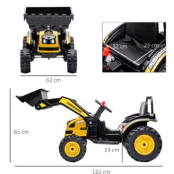 HOMCOM Kinderfahrzeug Trettraktor 132 Cm X 62 Cm X 65 Cm -Homcom 39634135 3