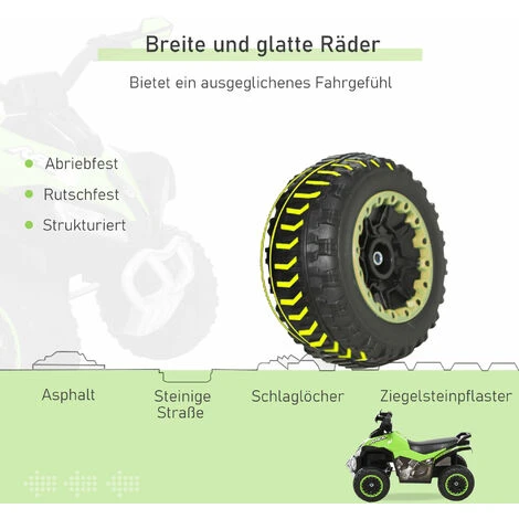 HOMCOM Kinder Rutschauto Tretauto Mit Füßen Rutschen Kinderauto Kinderfahrzeug Für 18-36 Monate Licht Musik Kunststoff Stahl Grün 67,5 X 38 X 44 Cm 7 HOMCOM Kinder Rutschauto Tretauto Mit Füßen Rutschen Kinderauto Kinderfahrzeug Für 18-36 Monate Licht Musik Kunststoff Stahl Grün 67,5 X 38 X 44 Cm – Bild 5