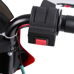 HOMCOM Kindermotorrad Kinder-Elektromotorrad Elektro-Motorrad Für Kinder Ab 3 Jahren Licht Musik MP3 Elektrofahrzeug Mit Stützrädern Maximal 3 Km/h Metall + Kunststoff Rot 105 X 52,3 X 62,3 Cm -Homcom 39a29b3a065487bdf0ad20bcb4e5047f