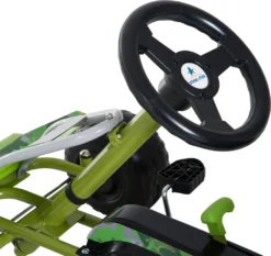 HOMCOM Kinder Go Kart Tretauto Tretfahrzeug Kinderfahrzeug Mit Verstellbarem Sitz Pedalfahrzeug Mit Handbremse Ab 3 Jahren Grün 95 X 66,5 X 57cm 18 HOMCOM Kinder Go Kart Tretauto Tretfahrzeug Kinderfahrzeug Mit Verstellbarem Sitz Pedalfahrzeug Mit Handbremse Ab 3 Jahren Grün 95 X 66,5 X 57cm -Homcom 3a59bcd4f48a751a2a1e4e457eb8df6e