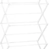 HOMCOM Wäscheständer Faltbar 8-stufiger Trockengestell Trockenständer Metall Kunststoff Weiß 74 X 35 X 144 Cm -Homcom 3a9b257b90720912b3fd965abbdfbb5d
