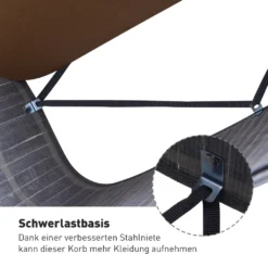 HOMCOM Wäschekorb Wäschebox Wäschesammler Mit Deckel Segeltuchsack Waschbarem Wäschesack Mit Griffen Segeltuch + Bambus Grau100L 52 X 32 X 63 Cm 16 HOMCOM Wäschekorb Wäschebox Wäschesammler Mit Deckel Segeltuchsack Waschbarem Wäschesack Mit Griffen Segeltuch + Bambus Grau100L 52 X 32 X 63 Cm -Homcom 4012a166e84e59e01d4db78628c4a972