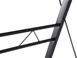 HOMCOM Computertisch Schreibtisch Flexible Arbeitsstation MDF Stahl Schwarz 210 X 50 X 73,5 Cm -Homcom 418ca339b425305fbb68e6babc9b0c3e