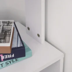 HOMCOM Eckschreibtisch Arbeitstisch Winkelschreibtisch Computertisch Bürotisch Regal L-Form 120 X 110 X 74,5 Cm, I-Form 190 X 50 X 74,5 Cm -Homcom 442d237dcb4acdf0a51dbf5ed6c2fe4e