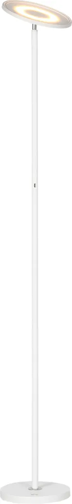 HOMCOM LED Stehleuchte, 25 W Dimmbare Stehlampe Mit 7 Funktion, Schwenkbare Standleuchte Mit Einseitigem Licht, Wi-Fi Kontrolle, Musik Für Wohnzimmer, Schlafzimmer