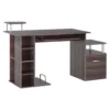 HOMCOM Computertisch Schreibtisch Bürotisch PC Tisch Arbeitstisch Kombitisch Braun -Homcom 482c455100d3e96f7991a53798edb675