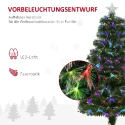 HOMCOM Weihnachtsbaum 1,2 M Christbaum Kunsttanne 130 Zweige Metallfuß PVC Mehrfarbige Lichteffekte Ø66 X 120H Cm 13 HOMCOM Weihnachtsbaum 1,2 M Christbaum Kunsttanne 130 Zweige Metallfuß PVC Mehrfarbige Lichteffekte Ø66 X 120H Cm -Homcom 485639cfebe86284ecb08dd84b02d636