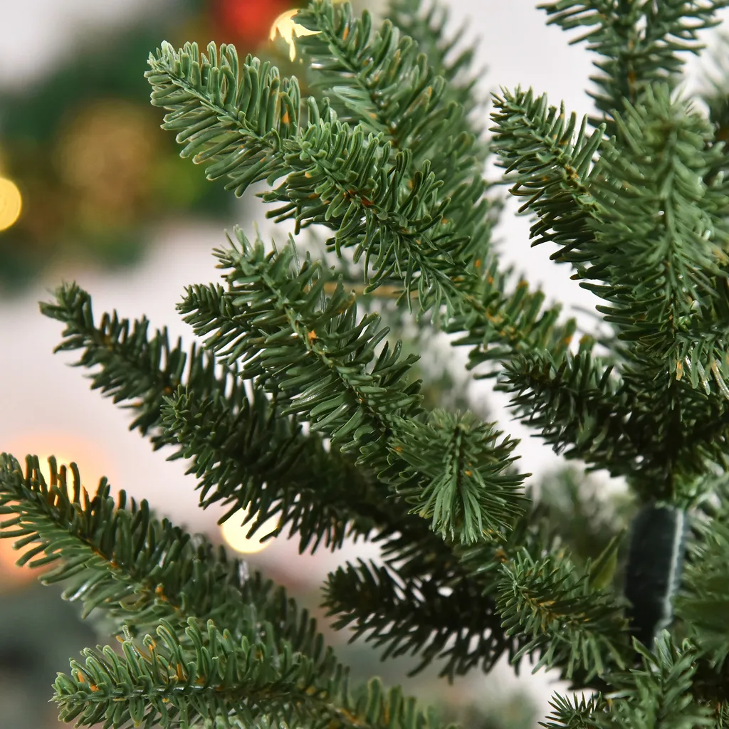 HOMCOM Künstlicher Weihnachtsbaum 1,5 M Christbaum Tannenbaum PVC PE Metall Grün Ø105 X 150 Cm 11 HOMCOM Künstlicher Weihnachtsbaum 1,5 M Christbaum Tannenbaum PVC PE Metall Grün Ø105 X 150 Cm – Bild 9