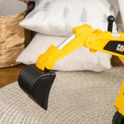 HOMCOM Sitzbagger, Rutscherfahrzeug Mit Schaufel, Bagger Zum Draufsitzen, Aufsitzbagger Mit Hupe, Stauraum Unter Sitz, Rutschauto, Tretauto Für Kinder Ab 12 Monaten, Gelb+Schwarz, 85 X 27,5 X 47,5 Cm -Homcom 4a1a5e0c68e46dfbb70f37c868e688ec