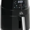HOMCOM Heißluftfritteuse 4,5 L 1500W Mit 8 Menüs LED-Display Antihaftbeschichteter Fritterkorb Für Gesundes ölfreies Fettarmes Kochen Schwarz 28 X 35,1 X 33 Cm -Homcom 4c71b76819e144151d9943b05047f3a0