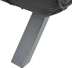 HOMCOM Doppelsofa Mit 2 Kissen Schlafsofa Mit Verstellbarer Rückenlehne Stoffabdeckung Abnehmbar Faux Suede Stahl Schaumstoff Grau 105 X 80 X 78 Cm -Homcom 544c5057364cf45deed39e04e51d505d