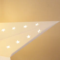 HOMCOM Tischlampe Stern Weihnachtsstern Lampe Papierstern Lampe Tischleuchte 5 Zacken 71 Cm Leuchtstern Weihnachtsdekoration Weiß+Gold 18 HOMCOM Tischlampe Stern Weihnachtsstern Lampe Papierstern Lampe Tischleuchte 5 Zacken 71 Cm Leuchtstern Weihnachtsdekoration Weiß+Gold -Homcom 55feab4fc1ceb93211cb9d3711a184c8
