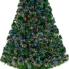 HOMCOM LED Weihnachtsbaum Künstlicher Christbaum Tannenbaum Baum Mit Metallständer, Glasfaser-Farbwechsler, Grün, 120 Cm -Homcom 56e7d1f3de2e2d81333aa8808177ae45