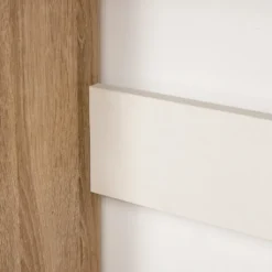 HOMCOM Schreibtisch Mit Regal Bücherregal Computertisch Bürotisch Spanplatte Natur+Weiß 100 X 44 X 74 Cm -Homcom 573b1ea3cf7e364c5f258c3406a2dbd1