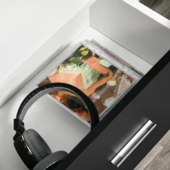 HOMCOM Fernsehtisch Fernsehschrank Mit Schubladen Regale Für 60'' Fernseher TV-Board Wohnzimmer Schlafzimmer Spanplatte Metallbeine Weiß 140 X 30 X 42 Cm -Homcom 57cbb31472b2fca7b1e51b1b22fa6fd8