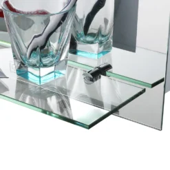 HOMCOM Badspiegel Mit Ablage LED Lichtspiegel Badezimmerspiegel Wandspiegel 15W (Modell4) Wasserdicht 50 X 15,5 X 70 Cm -Homcom 5c2621e482b727929c16437cb900176f