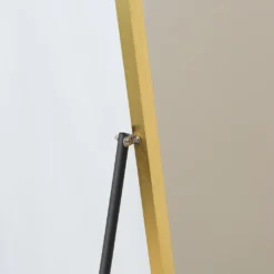 HOMCOM 2-in-1 Standspiegel, Wandspiegel Mit Goldenem Besatz, Ganzkörperspiegel Ankleidespiegel Für Schlafzimmer, Wohnzimmer, Umkleideraum, 50 X 37 X 158,5 Cm -Homcom 5d248232c790a47fbd0d34f57391ab82