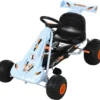 HOMCOM Go Kart Kinderfahrzeug Tretauto Mit Pedal Bremsen Gokart Mit Verstellbarem Sitz Kinderspielzeug Ab 3 Jahre Stahl Hellblau 97 X 66 X 59 Cm 2 HOMCOM Go Kart Kinderfahrzeug Tretauto Mit Pedal Bremsen Gokart Mit Verstellbarem Sitz Kinderspielzeug Ab 3 Jahre Stahl Hellblau 97 X 66 X 59 Cm -Homcom 5de1146dff4437741a9f7f4e6454fb5f