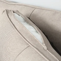 HOMCOM Doppelsofa 2-Sitzer Sofa Loveseat Stoffsofa Mittelalterlicher Stil Wohnzimmer Schlafzimmer Leinen-Touch Gummiholz Beige 202 X 72 X 91 Cm -Homcom 653e93f26c50df3922a1d43ac46198dc