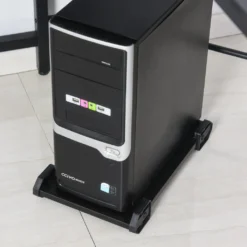 HOMCOM Computertisch, L-förmiger Eckschreibtisch, Schreibtisch, Bürotisch, MDF+Metall, Schwarz, 150 X 150 X 76 Cm -Homcom 6846c8a48fc5a0b08aa2d29f86720e94