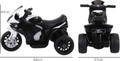 HOMCOM Elektro Kindermotorrad Kinderfahrzeug Lizensiert Von BMW S1000RR Elektro-Dreirad Mit Akku Stahl Schwarz 66 X 37 X 44 Cm 13 HOMCOM Elektro Kindermotorrad Kinderfahrzeug Lizensiert Von BMW S1000RR Elektro-Dreirad Mit Akku Stahl Schwarz 66 X 37 X 44 Cm -Homcom 696edc825b97b8b7ba36d4c9cc681b3d