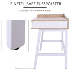 HOMCOM Schreibtisch Computertisch Bürotisch Arbeitstisch PC Tisch Vielseitig Verwendbar Mit Sechs Ablagefächern Schublade Breite Tischplatte Für Arbeitszimmer Büro Und Wohheim Natur 100 X 55 X 81,5 Cm 17 HOMCOM Schreibtisch Computertisch Bürotisch Arbeitstisch PC Tisch Vielseitig Verwendbar Mit Sechs Ablagefächern Schublade Breite Tischplatte Für Arbeitszimmer Büro Und Wohheim Natur 100 X 55 X 81,5 Cm -Homcom 6a78117b52c1cbd98936b8f4fa6b43b1