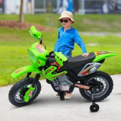 HOMCOM Kinderauto Kinderwagen Elektroauto Kinderfahrzeug Kindermotorrad Quad Elektroquad Kinderquad Elektromotorrad (Motorrad/grün) 13 HOMCOM Kinderauto Kinderwagen Elektroauto Kinderfahrzeug Kindermotorrad Quad Elektroquad Kinderquad Elektromotorrad (Motorrad/grün) -Homcom 7256b1f77289cd1a90b8c7cc869deb94