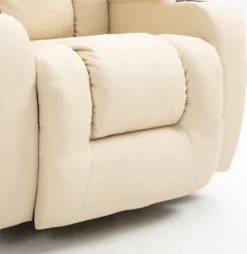 HOMCOM Massagesessel Fernsehsessel Relaxsessel TV Sessel Wärmefunktion Wippenfunktion Mit Fernbedienung Liegefunktion Cremeweiß 85 X 94 X 104 Cm -Homcom 7424088035d3a8ca94eb34601cd15877