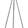 HOMCOM Stehlampe Tripod Schlafzimmer Standleuchte Stehleuchte 40 W Skandinavisch Stoff + Metall Schwarz ∅48 X 156 Cm -Homcom 7866cb7e66880ee467e9ca1392b288c7