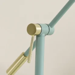 HOMCOM Tischlampe, Verstellbare Schreibtischlampe, 40 W Leselampe Mit E27 Sockel, Nachttischlampe Für Arbeitszimmer, Wohnzimmer, Exkl. Leuchtmittel, Stahl Grün -Homcom 7c8e49d8b706be32798676f8700f3240