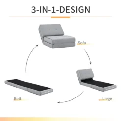 HOMCOM Bodensofa Klappbar Schlafsessel Bodenstuhl 5-stuhfig Verstellbar Klappsessel Schlafsofa Sofabett Einzelsofa Hellgrau 61 X 73 X 58 Cm 14 HOMCOM Bodensofa Klappbar Schlafsessel Bodenstuhl 5-stuhfig Verstellbar Klappsessel Schlafsofa Sofabett Einzelsofa Hellgrau 61 X 73 X 58 Cm -Homcom 7d0b1f7b57fc6815eae1d95e41cbbddf