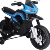 HOMCOM Kindermotorrad Kinder-Elektromotorrad Elektro-Motorrad Für Kinder 3-6 Jahren Licht Musik MP3 Elektrofahrzeug Mit Stützrädern Maximal 3 Km/h Metall + Kunststoff Blau 105 X 52,3 X 62,3 Cm -Homcom 7f67f80fe825984203e47dbe78c1b6a2