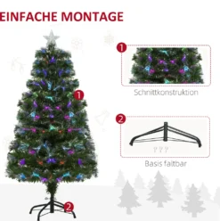 HOMCOM Weihnachtsbaum 1,2 M Christbaum Kunsttanne 130 Zweige Metallfuß PVC Mehrfarbige Lichteffekte Ø66 X 120H Cm 14 HOMCOM Weihnachtsbaum 1,2 M Christbaum Kunsttanne 130 Zweige Metallfuß PVC Mehrfarbige Lichteffekte Ø66 X 120H Cm -Homcom 80d872c47283f646624b454419cb7c60