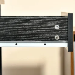 HOMCOM Schreibtisch Mit Regal Computertisch Höhenverstellbar Bürotisch Spanplatte Metall Rustikales Braun+Schwarz 120 X 60 X 75 Cm 19 HOMCOM Schreibtisch Mit Regal Computertisch Höhenverstellbar Bürotisch Spanplatte Metall Rustikales Braun+Schwarz 120 X 60 X 75 Cm -Homcom 8325fef8ac539c22f5ea6bcf896cfbe4