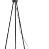 HOMCOM Stehlampe Stehleuchte Standleuchte E27, Stahl+Polyester, 37x37x152cm (Schwarz+Weiß) -Homcom 85d9c23b3da247896e68f45690b44d1d