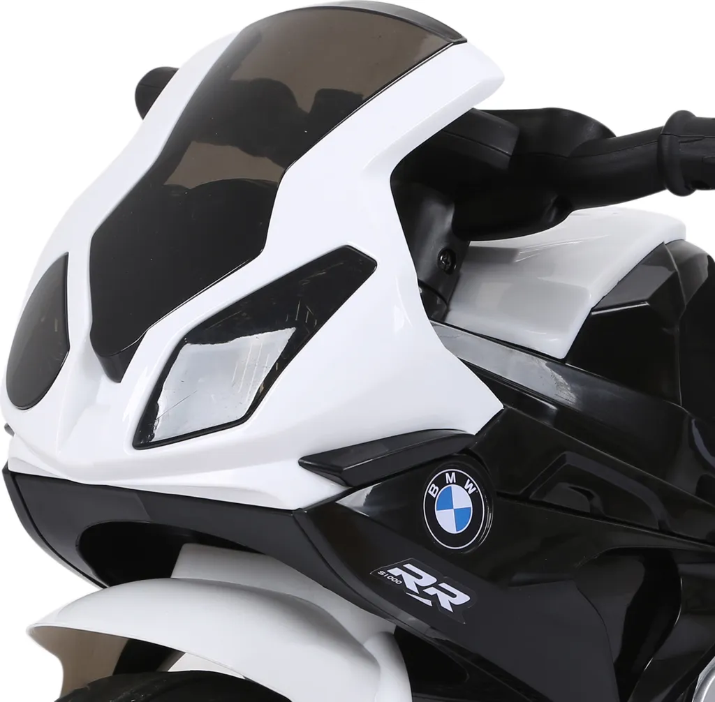 HOMCOM Elektro Kindermotorrad Kinderfahrzeug Lizensiert Von BMW S1000RR Elektro-Dreirad Mit Akku Stahl Schwarz 66 X 37 X 44 Cm 10 HOMCOM Elektro Kindermotorrad Kinderfahrzeug Lizensiert Von BMW S1000RR Elektro-Dreirad Mit Akku Stahl Schwarz 66 X 37 X 44 Cm – Bild 8